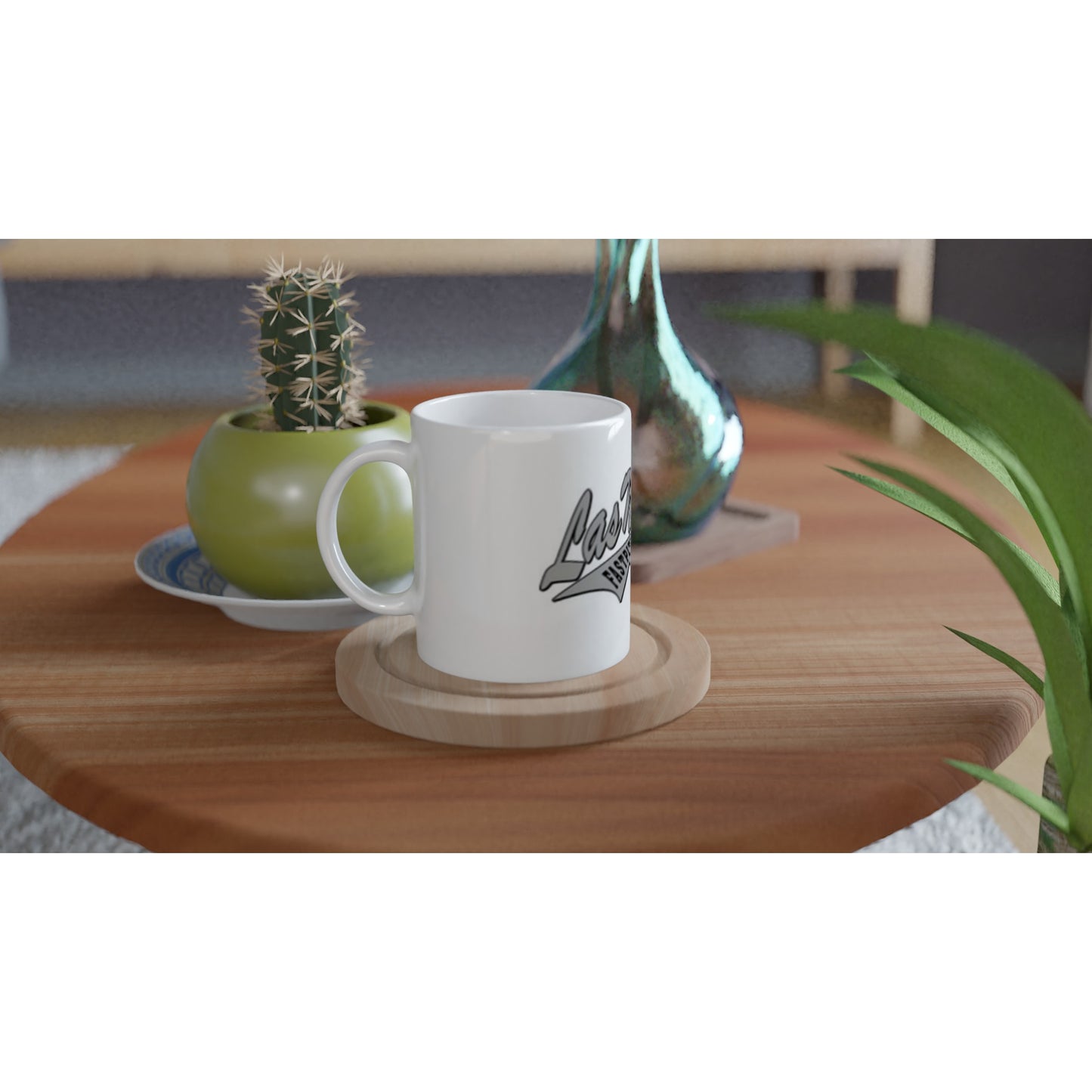 White Las Ninas Fastpitch 11oz Ceramic Mug